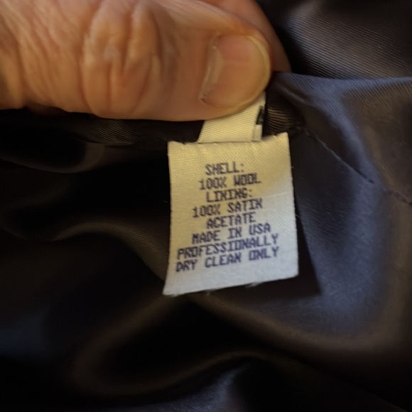 Vintage J Percy For Marvin Richards Designer Wool & Faux Fur Lined Womens Coat - Picture 5 of 9